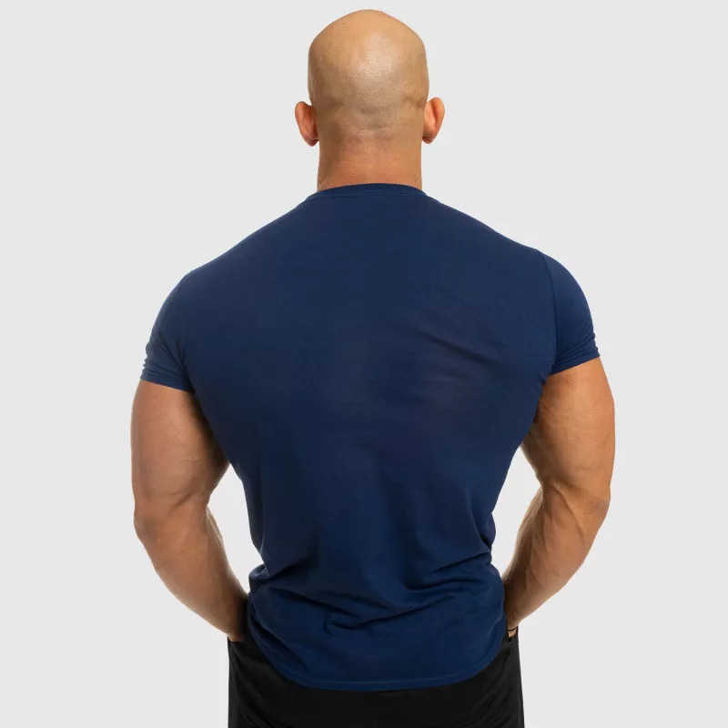 Pánské fitness tričko Iron Aesthetics Be Stronger, modré-5