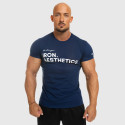 Pánske fitness tričko Iron Aesthetics Be Stronger, modré