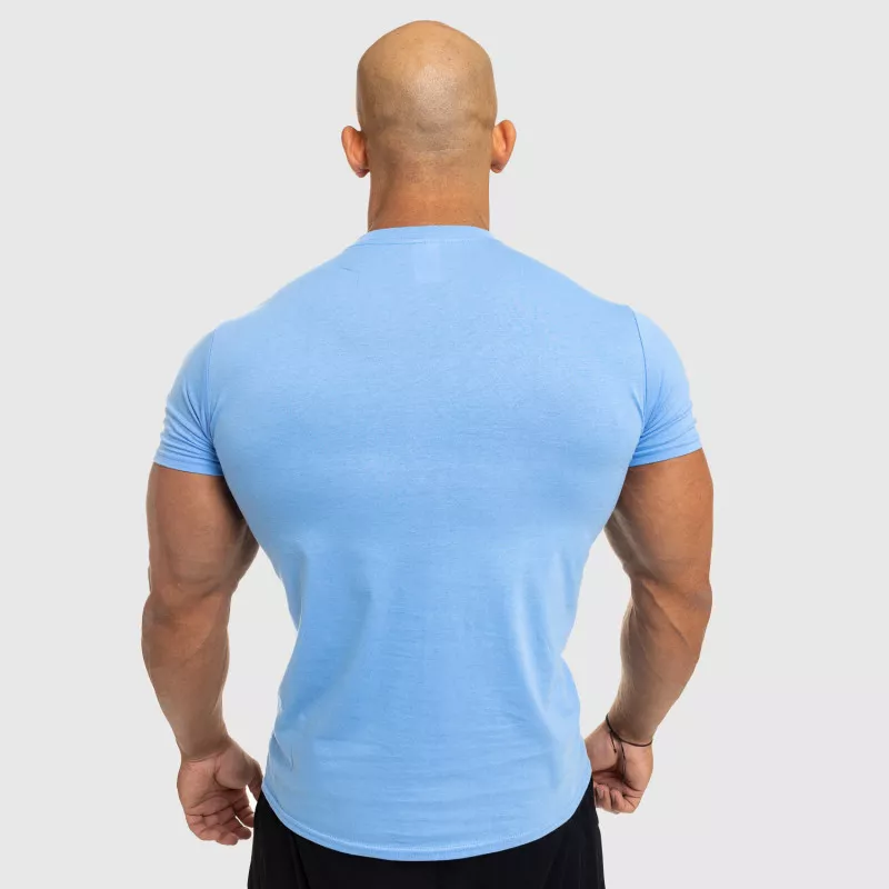 Pánské fitness tričko Iron Aesthetics Standard, modré-5