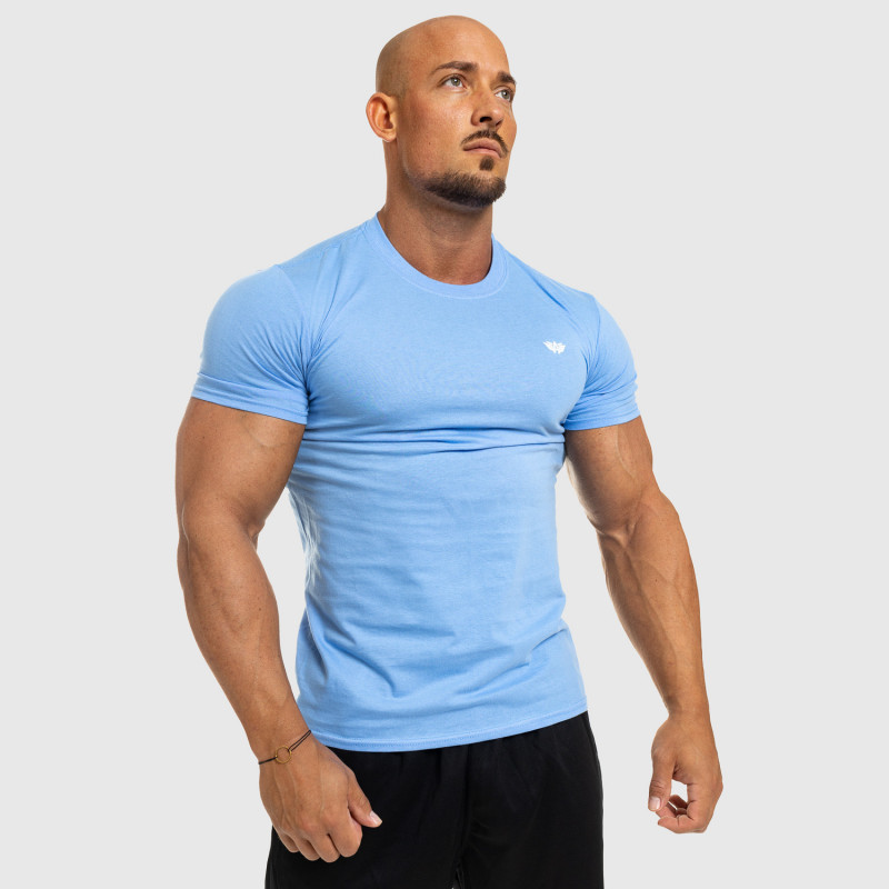 Pánské fitness tričko Iron Aesthetics Standard, modré-3