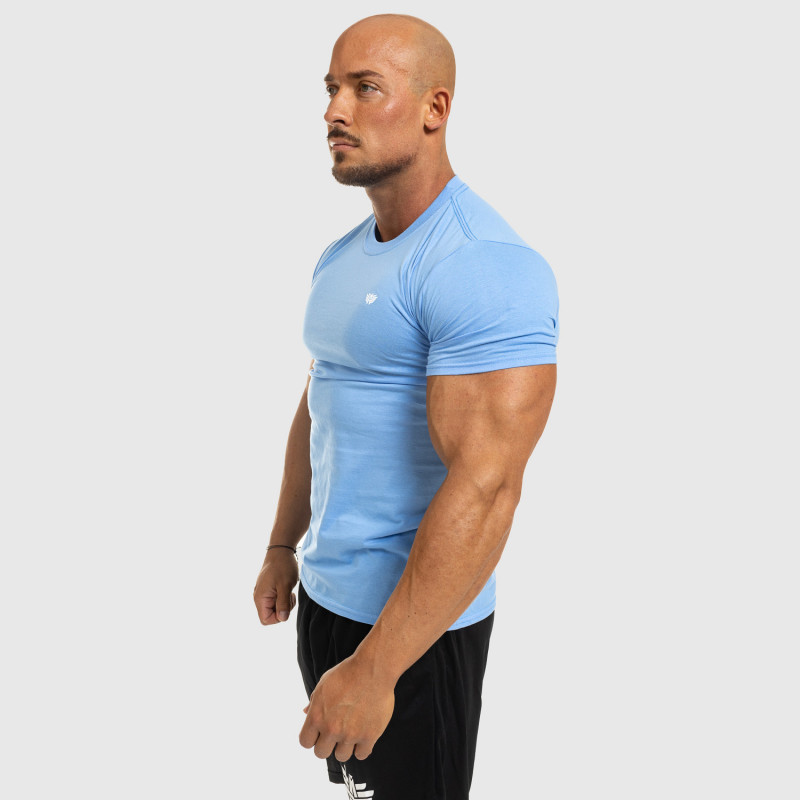 Pánské fitness tričko Iron Aesthetics Standard, modré-7