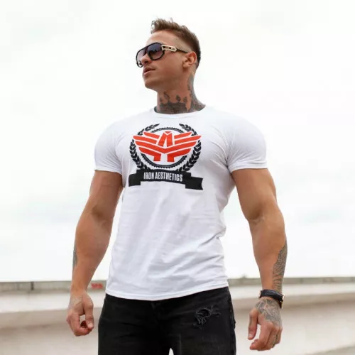 Pánské fitness tričko Triumph, bílé