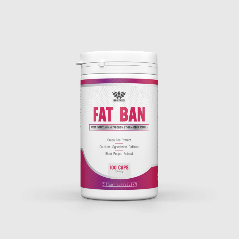 Spalovač tuků Fat Ban 100 kaps - Iron Aesthetics-1