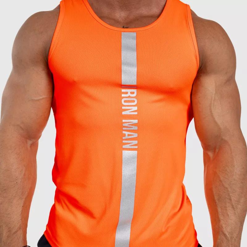 Pánské fitness TÍLKO Iron Aesthetics Iron Man, Neon Orange-5