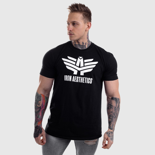 Ultrasoft tričko Iron Aesthetics, černé
