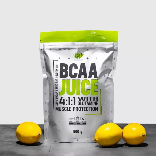 BCAA Juice 4:1:1 + Glutamin 500 g - Iron Aesthetics