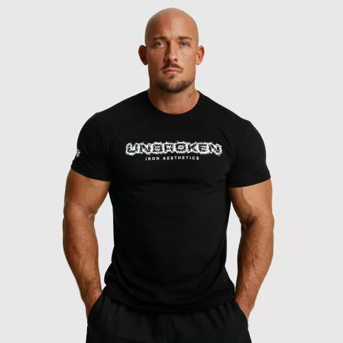 Pánské fitness tričko Unbroken, černé