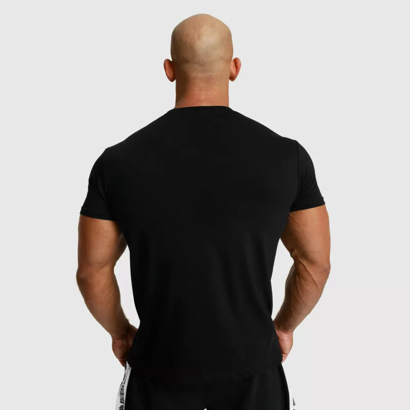 Pánské fitness tričko Iron Aesthetics Unbroken, černé-5