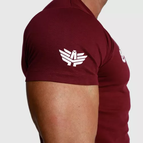 Pánské fitness tričko Unbroken, bordové
