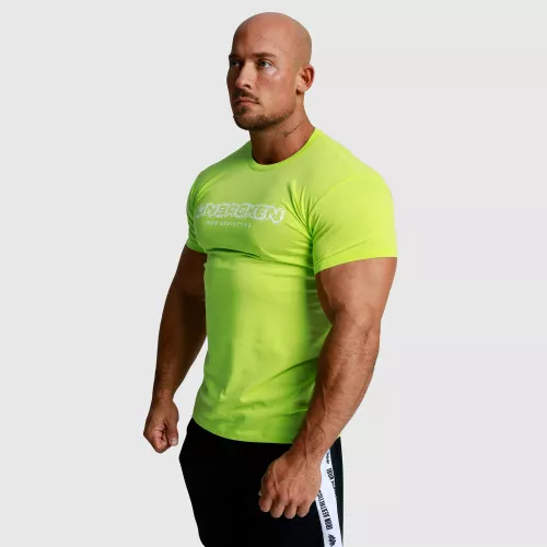 Pánské fitness tričko Unbroken, limetkové