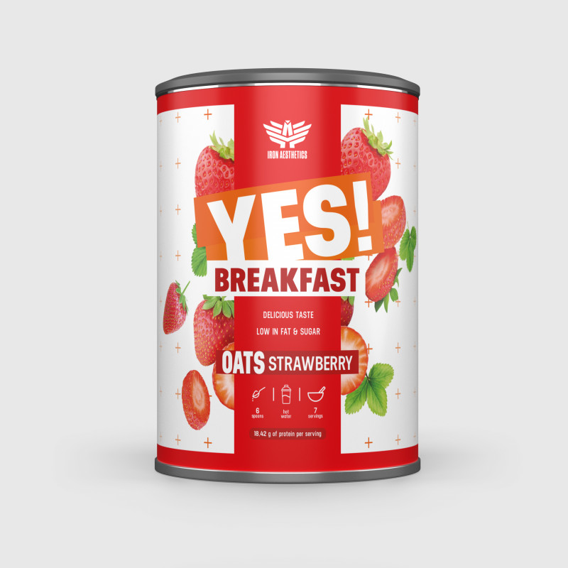 Proteinová kaše YES! Breakfast 500 g - Iron Aesthetics-6