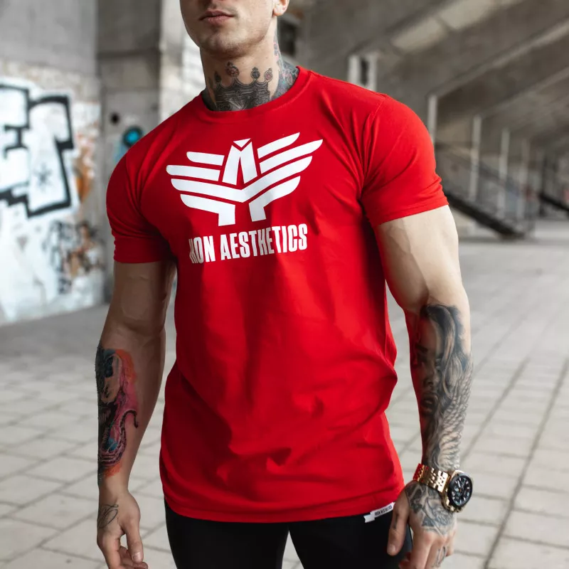 Ultrasoft tričko Iron Aesthetics, červené-1