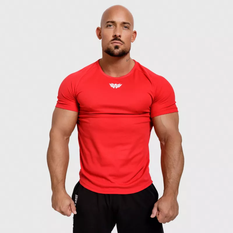Pánské funkční tričko Iron Aesthetics Performance, červené-3