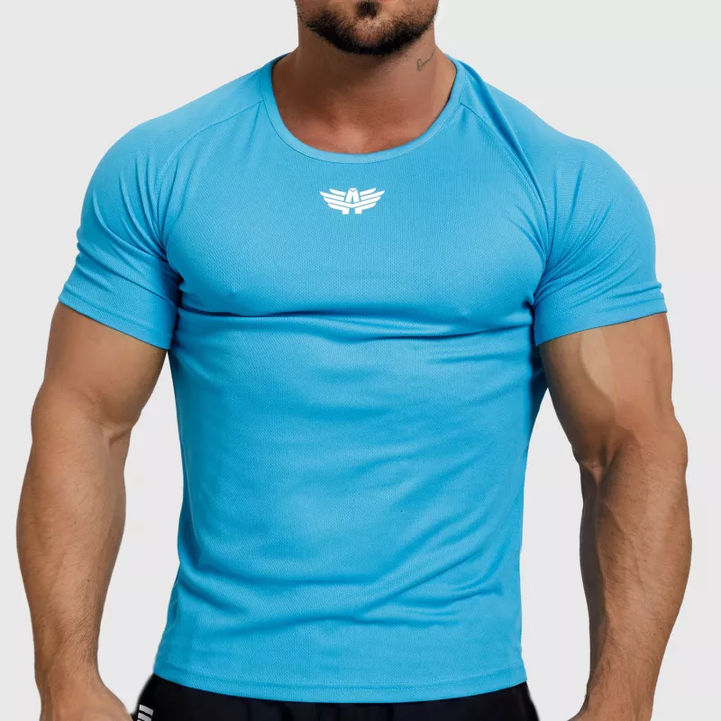 Pánské funkční tričko Iron Aesthetics Performance, aqua modré-1