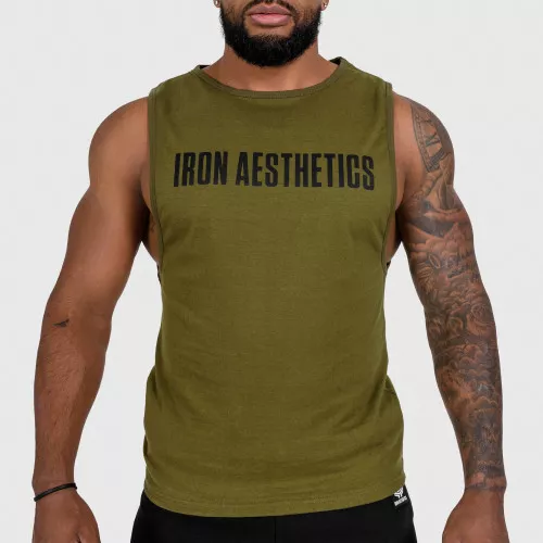 Pánské fitness TÍLKO Iron Aesthetics Signature, vojenská zelená