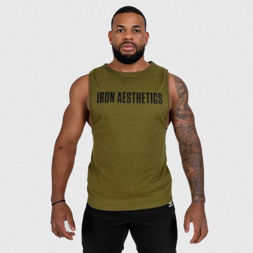 Pánské fitness TÍLKO Iron Aesthetics Signature, vojenská zelená