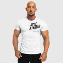 Pánske fitness tričko Iron Aesthetics Splash, biele