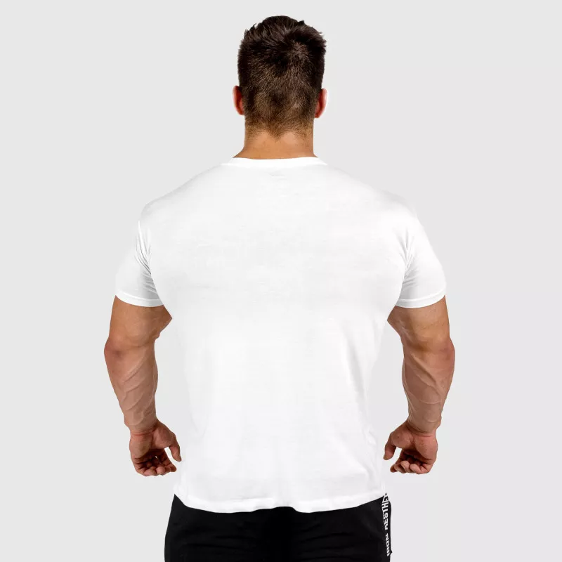 Pánské fitness tričko Iron Aesthetics Shades, bílé-6