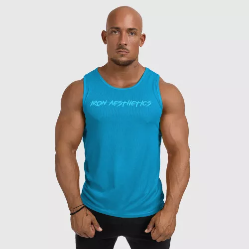 Pánské funkční tílko  Iron Aesthetics Sporty, aqua modré