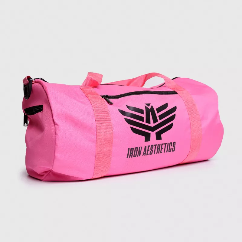 Sportovní taška Iron Aesthetics Duffle, růžová-1