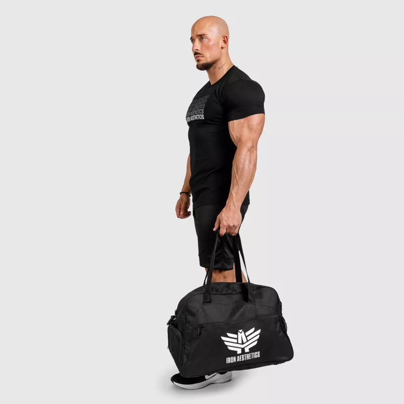 Sportovní taška Iron Aesthetics Gym, černá-3