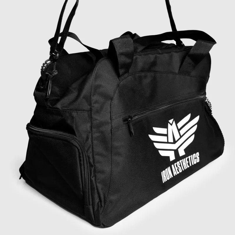 Sportovní taška Iron Aesthetics Gym, černá-10