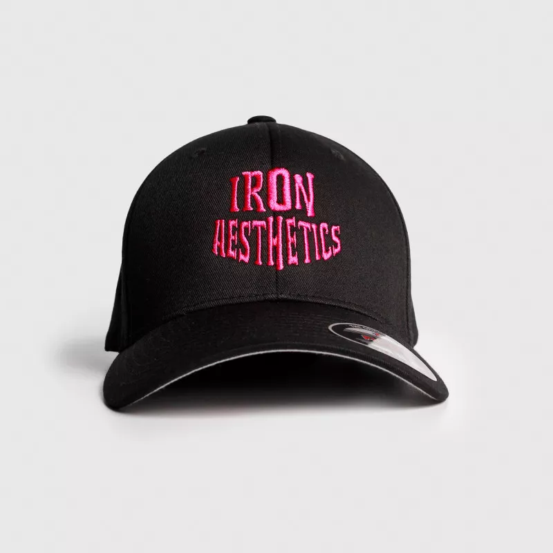 Kšiltovka Iron Aesthetics Groove, black&pink-1