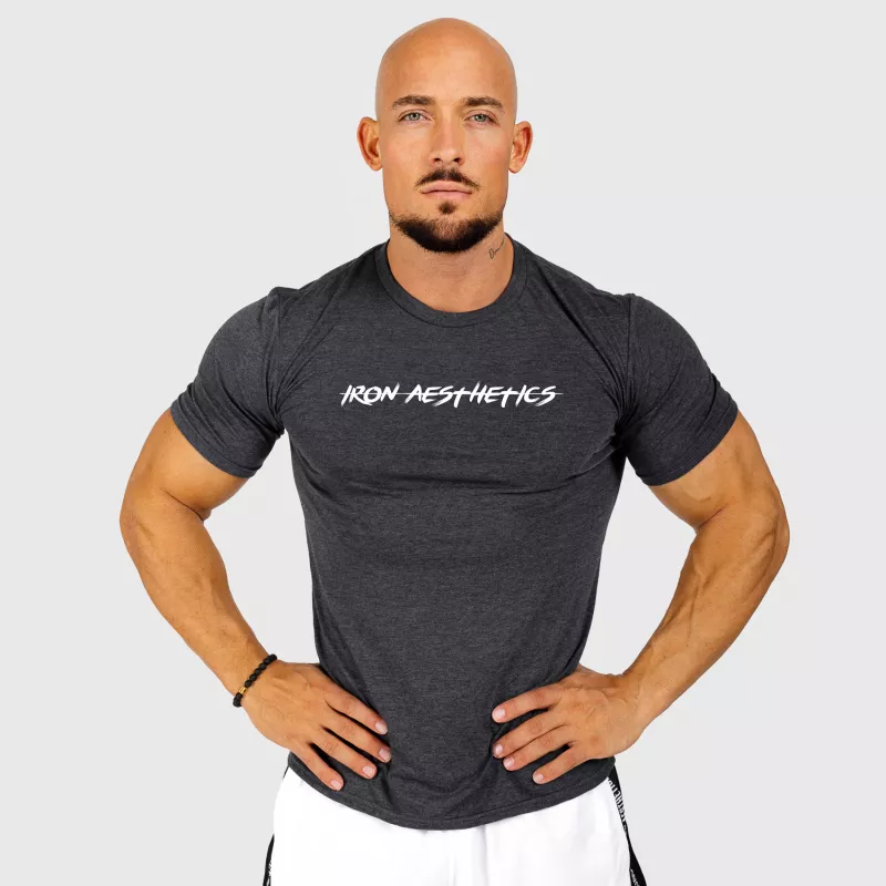 Pánské sportovní tričko Iron Aesthetics Sporty, tmavošedé-6