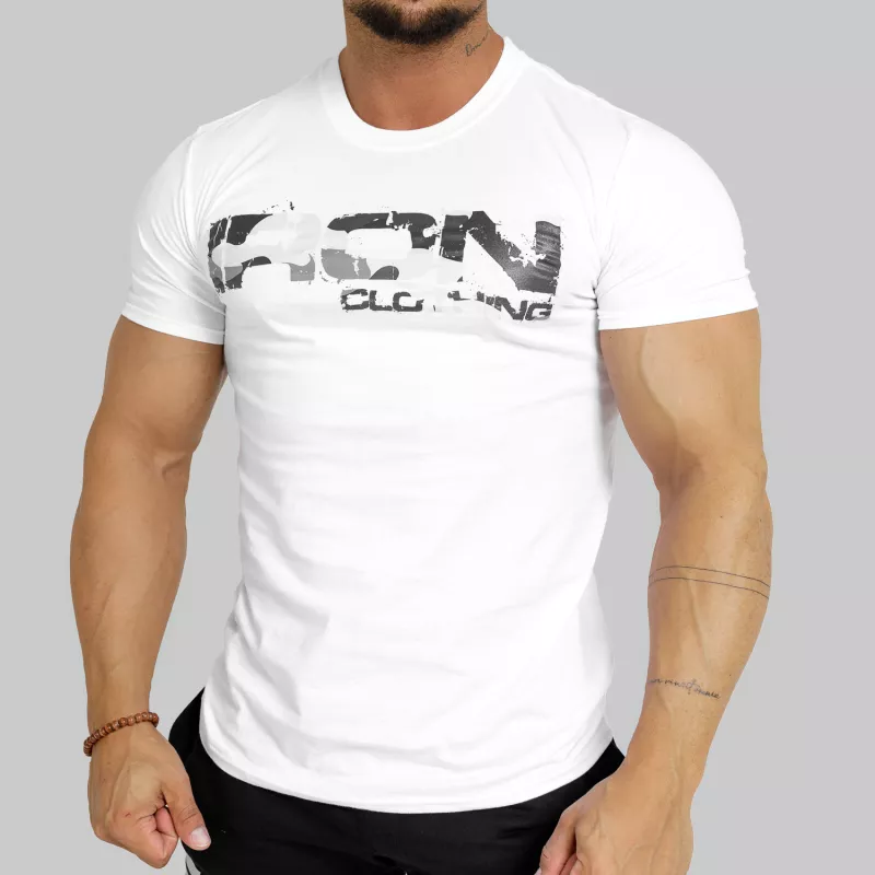 UltraSoft tričko Iron Camo Style, bílé-1