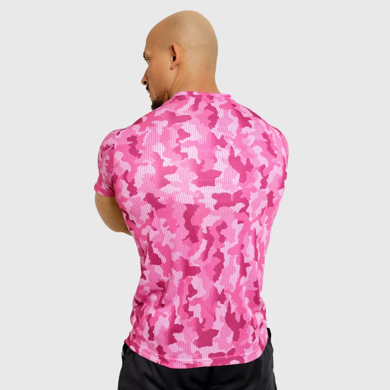 Funkční tričko Iron Aesthetics Hexo, camo pink-7