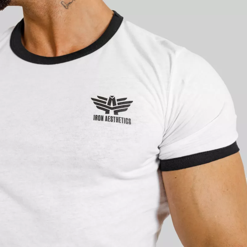 Pánské sportovní tričko Iron Aesthetics Ring, bílé-5