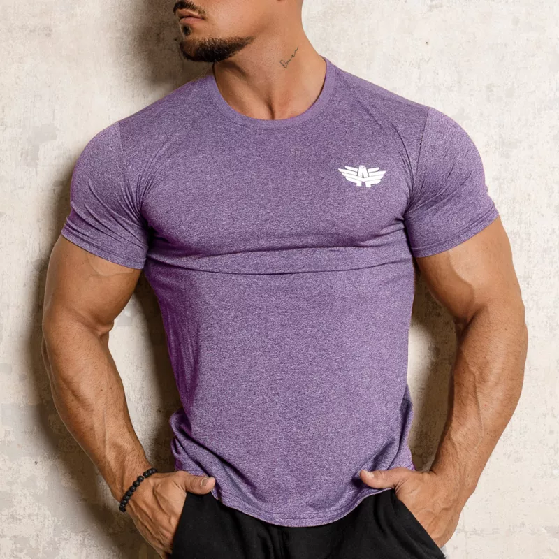 Pánské funkční tričko Iron Aesthetics Athletic, fialové-1
