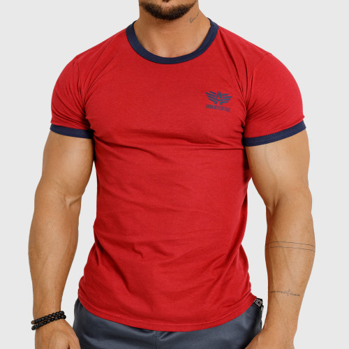 Pánské sportovní tričko Iron Aesthetics Ring, červené