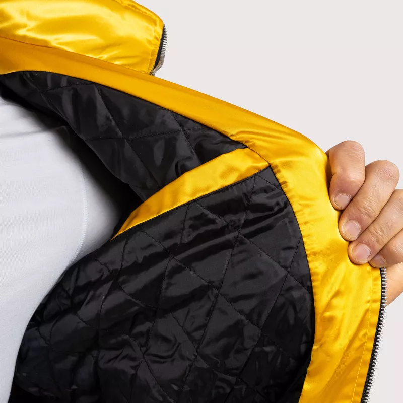 Pánská přechodná bunda s kožešinou Iron Aesthetics, žlutá-16