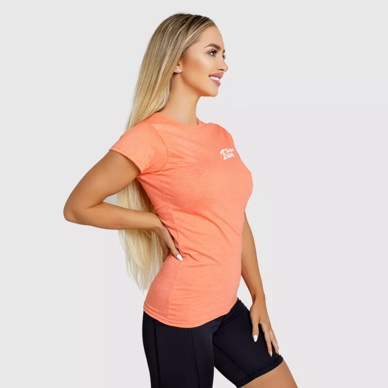 Dámské fitness tričko Iron Aesthetics Fit, oranžové-3