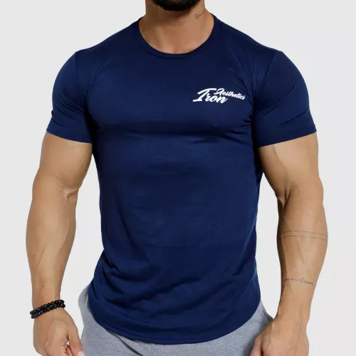 Pánské sportovní tričko Iron Aesthetics Curve, modré - kazový výrobek
