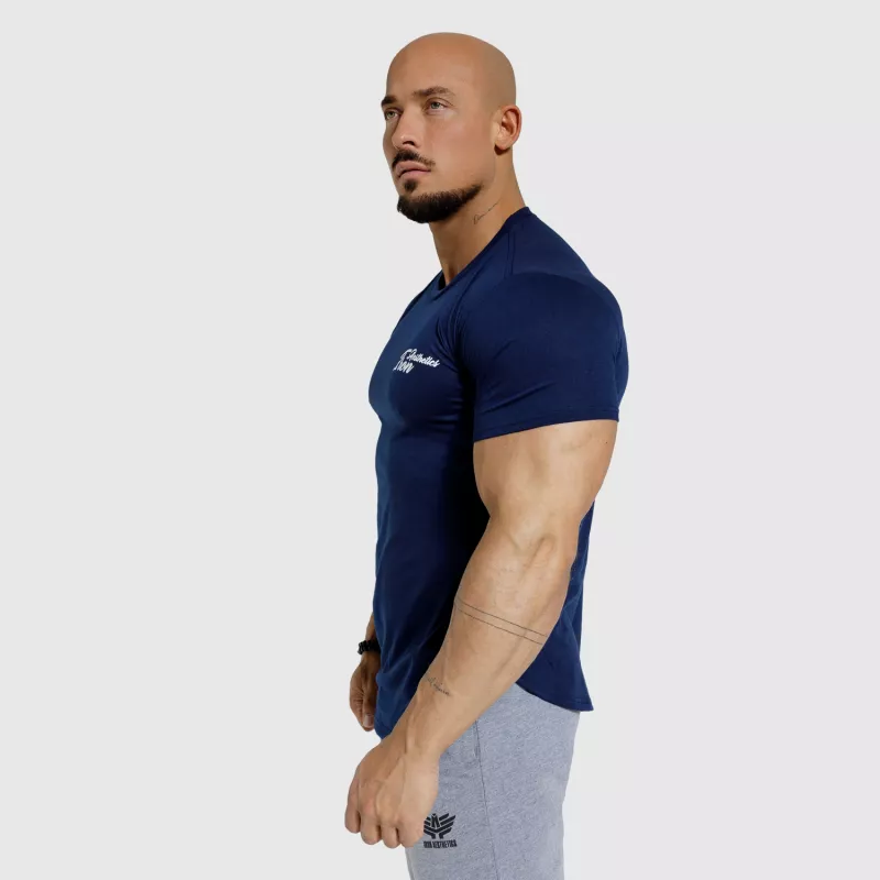 Pánské sportovní tričko Iron Aesthetics Curve, modré - kazový výrobek-5