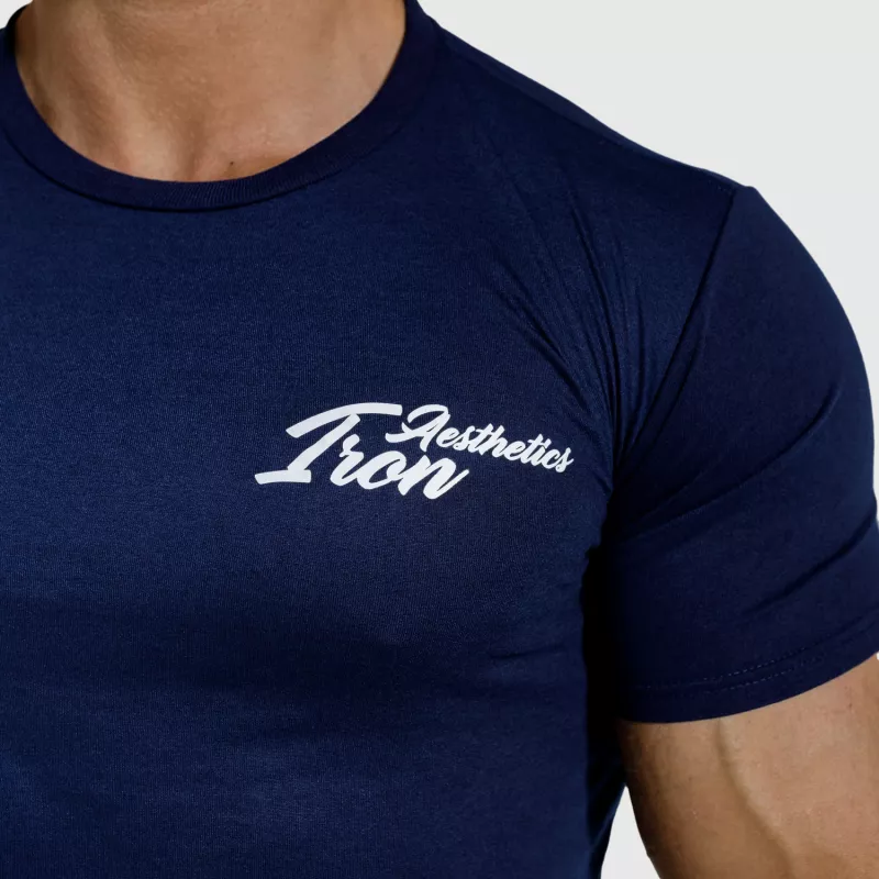 Pánské sportovní tričko Iron Aesthetics Curve, modré - kazový výrobek-7