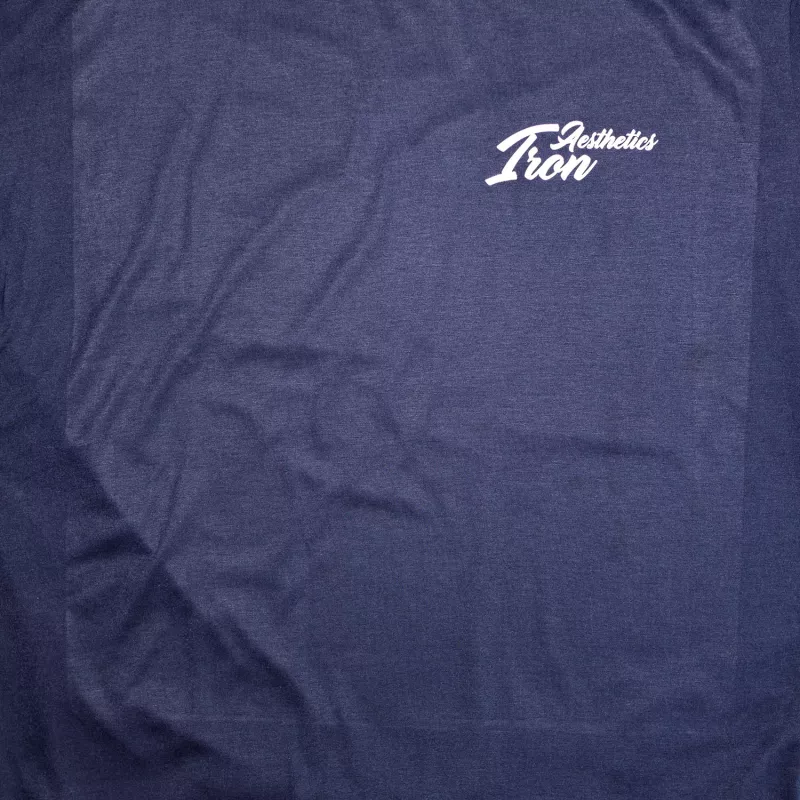 Pánské sportovní tričko Iron Aesthetics Curve, modré - kazový výrobek-3