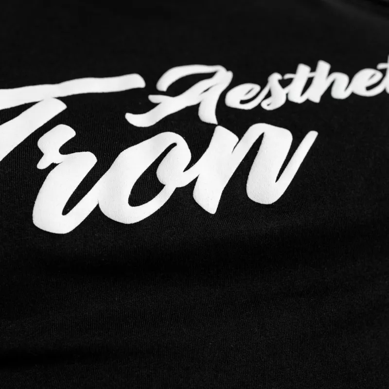 Pánské fitness tričko Iron Aesthetics Puff, černé-5