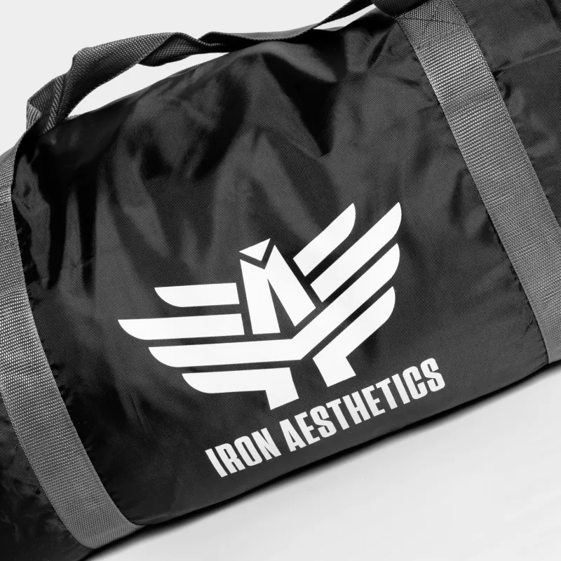 Sportovní taška Iron Aesthetics Duffle, černá-3
