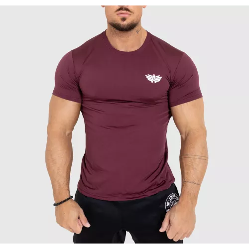 Pánské funkční tričko Iron Aesthetics Athletic, maroon