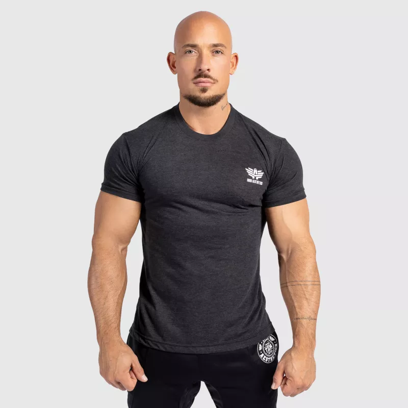 Pánské sportovní tričko Iron Aesthetics Tri-Blend, černé-4