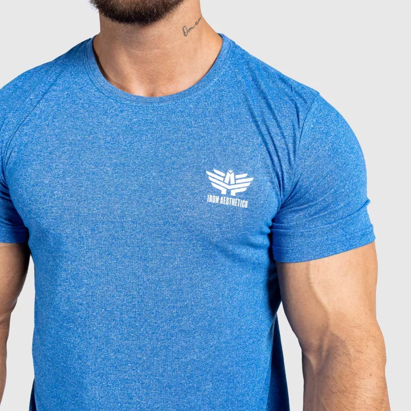 Pánské sportovní tričko Iron Aesthetics Space, modré-5