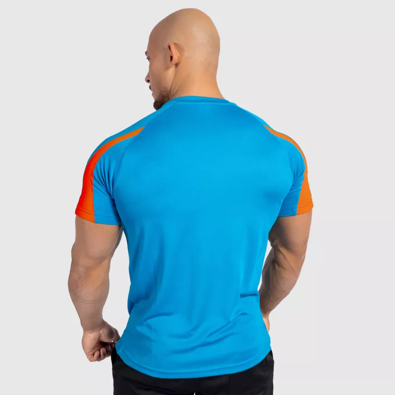 Pánské sportovní tričko Iron Aesthetics Contrast, blue/orange-6