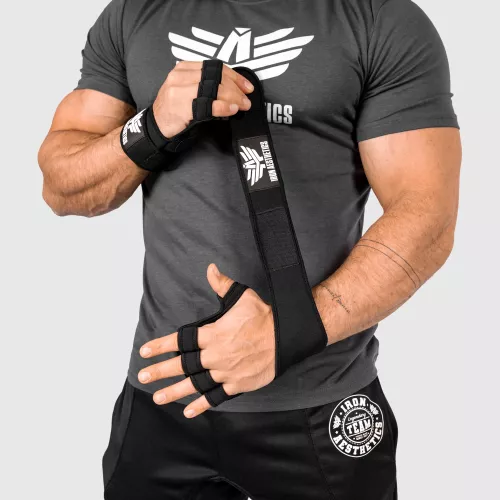 Fitness rukavice Iron Aesthetics Crossfit, černé