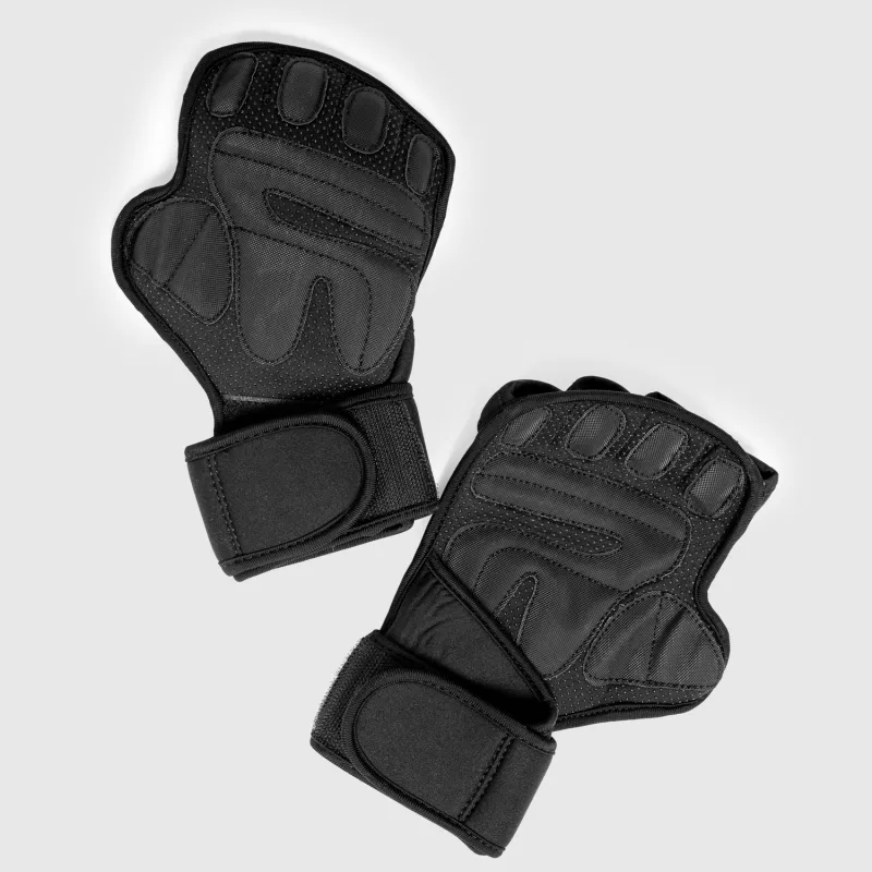 Fitness rukavice Iron Aesthetics Crossfit, černé-3