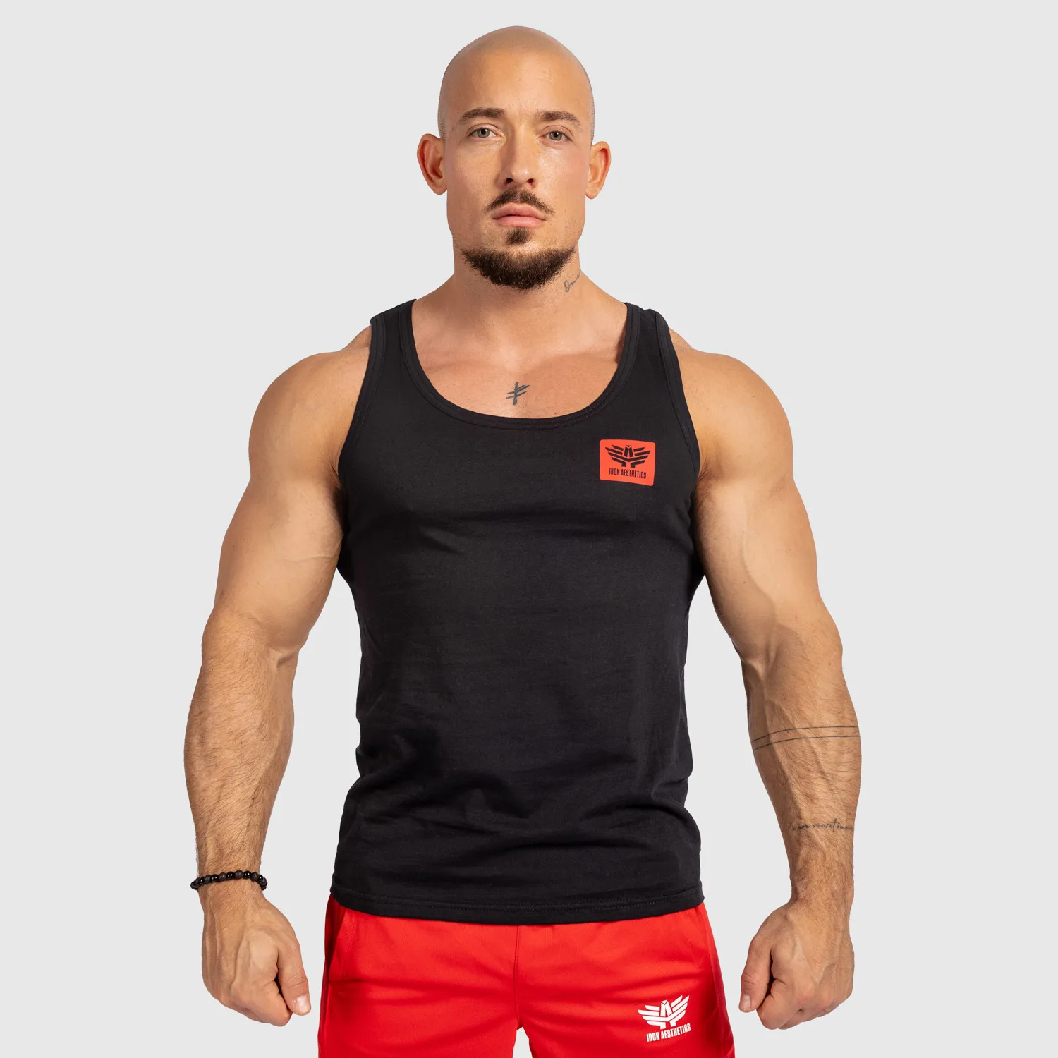 Pánské fitness tílko Iron Aesthetics Control, černé-1