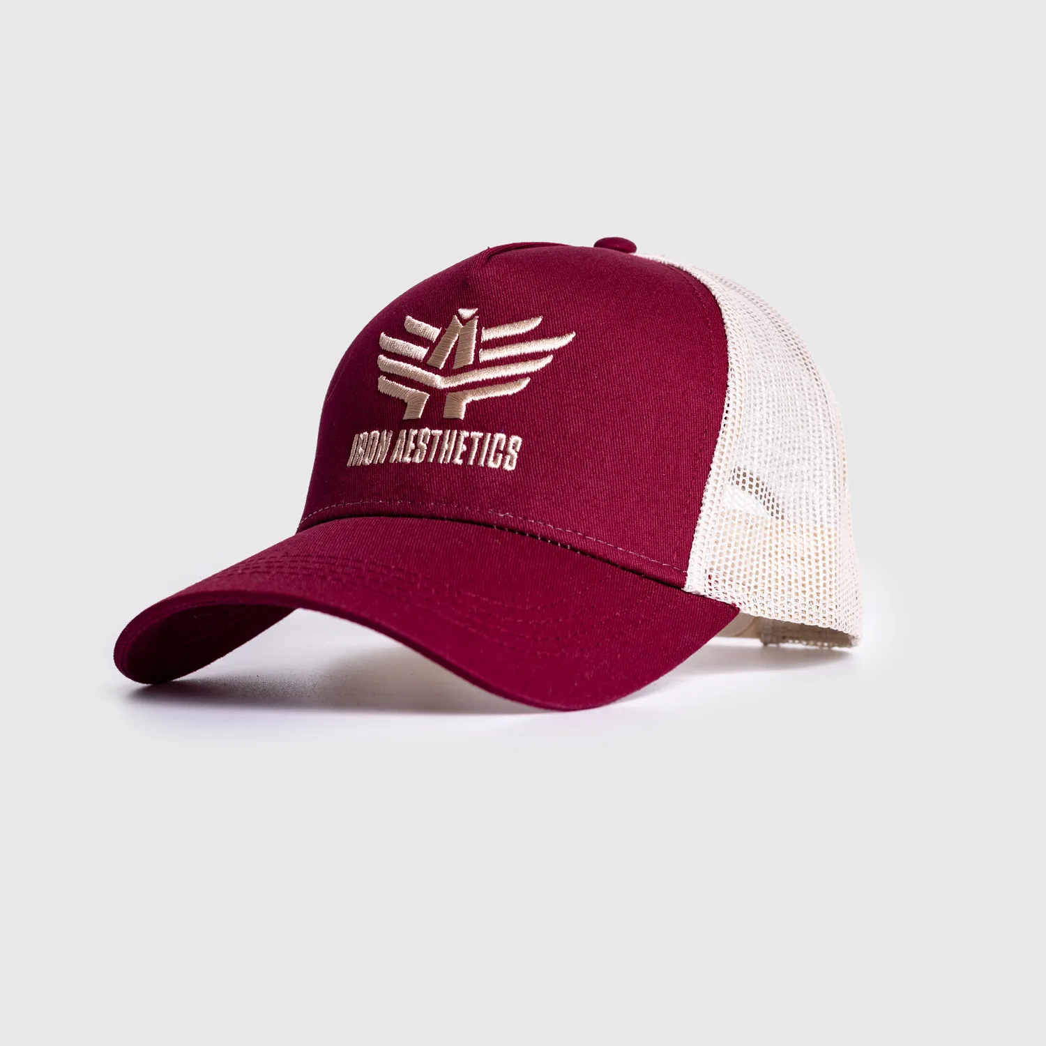 Pánská kšiltovka Iron Aesthetics Boost, burgundy/stone-1