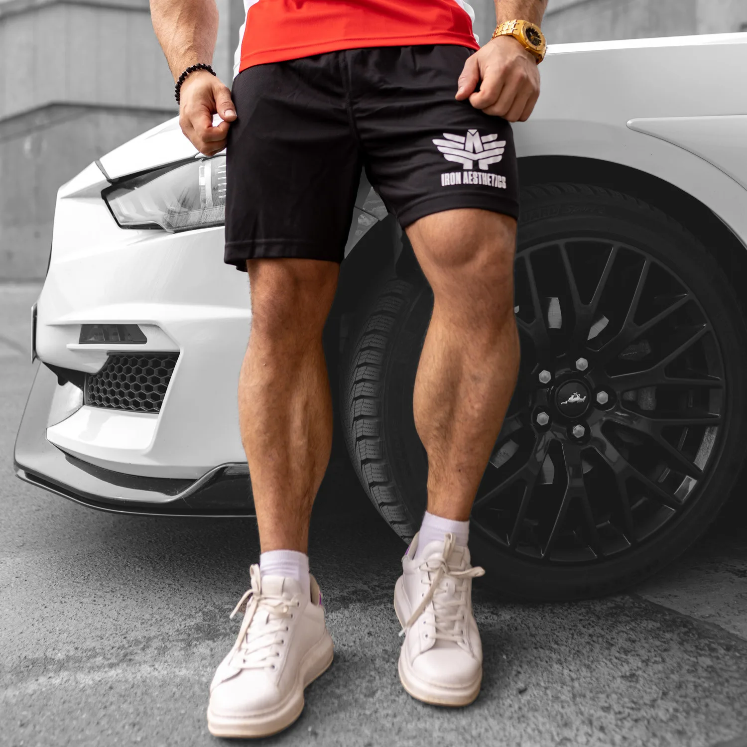 Funkční kraťasy Iron Aesthetics Classic, černé-1